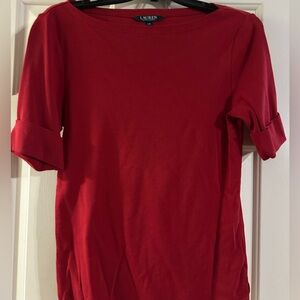 Lauren Ralph Lauren Women's Red Top